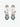 Philippe Model PRSX Sneakers Low Men White and Military Green