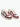 Veja V-10 Leather White Black Amarante