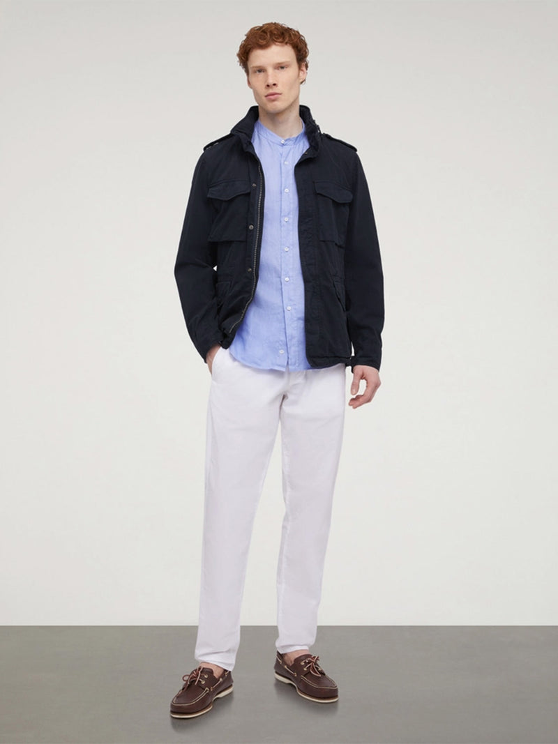 Aspesi Gabardine Mini Field Jacket Navy