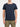 Silk Blend Box Neck T-shirt Midnight Blue | B