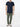Crew Neck Modal-Blend Pocket T-shirt Midnight Blue | E