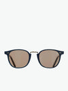 Cutler and Gross Kingsman Round Sunglasses Marine Blue | A