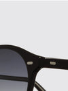 Cutler and Gross Round Black Acetate Sunglasses | G