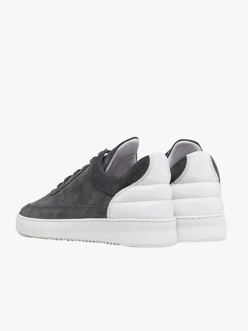 Low top ripple suede perforated cement grey online