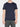 Organic Cotton Crew Neck Garment Dyed T-shirt Navy Blue