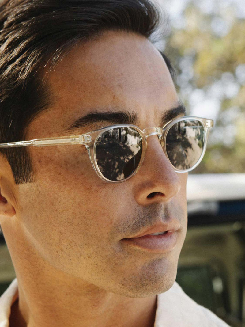 Round Charcoal Sunglasses