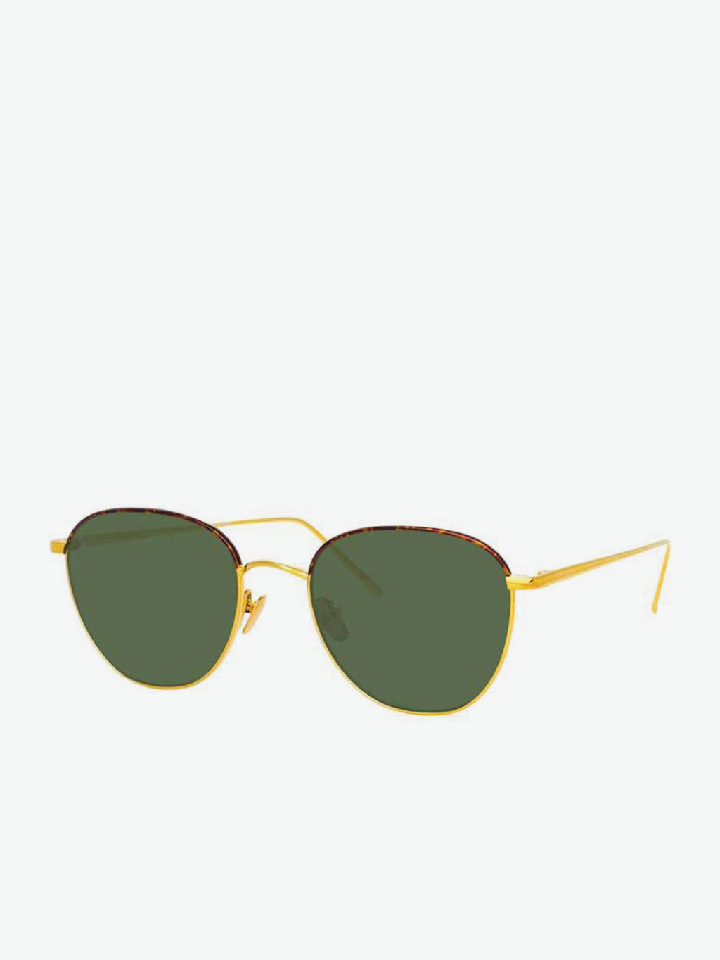 Linda Farrow Gold Square Sunglasses | B