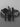 Normann Copenhagen Pebble Cheese Fork Black | D