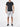 Organic Cotton Asymmetric Pocket Crew Neck T-shirt Charcoal Grey | E
