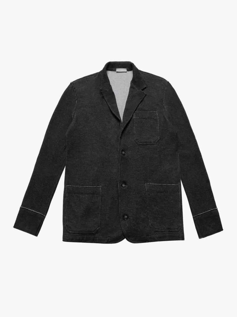 Gray unstructured sales blazer
