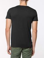 Crew Neck Modal-Blend Pocket T-shirt Charcoal Grey