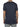 Silk Blend Double Layer Crew Neck T-shirt Navy Blue | D