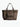 Anya Hindmarch Padded Satin Travel Tote Chocolate Brown