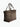 Anya Hindmarch Padded Satin Travel Tote Chocolate Brown