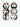 Fornasetti Wall Plates The Complete Collection ( Set of Six )
