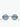 Garrett Leight X Ozzy Sunglasses Platinum Semi-Flat Indigo