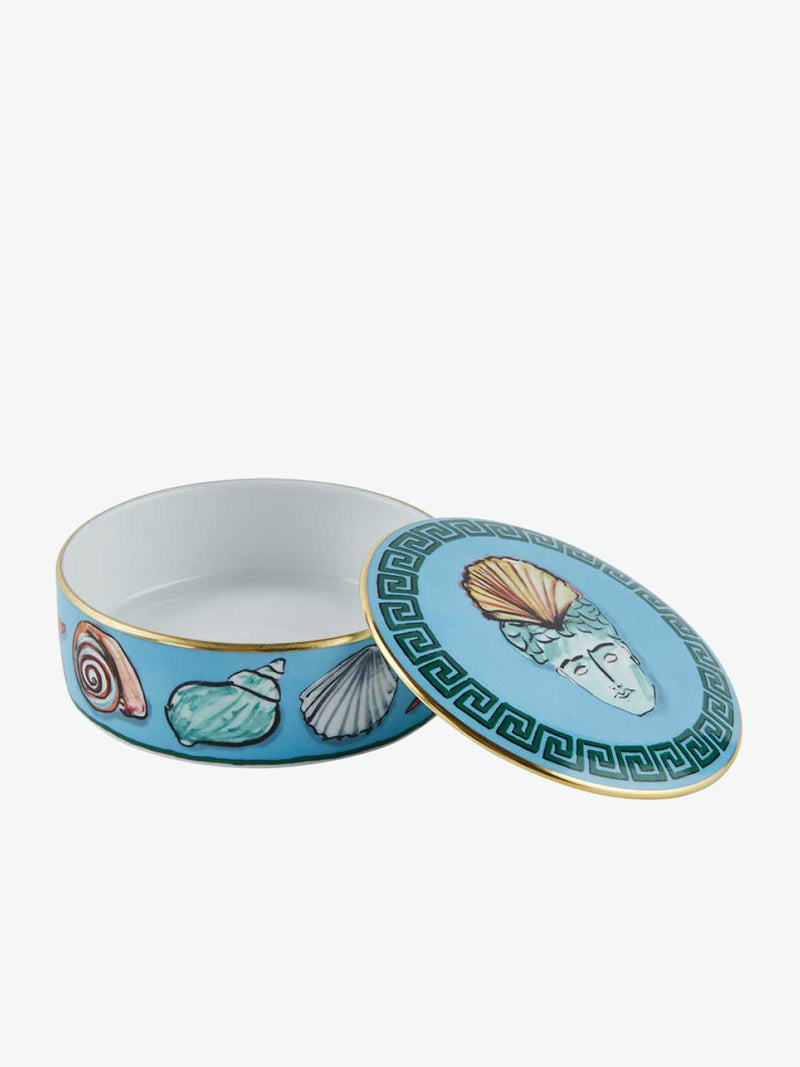 Ginori Sea Blue Keepsake Porcelain Box