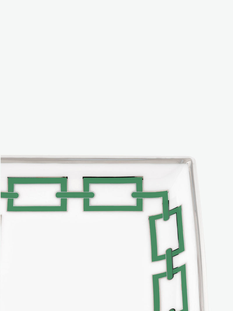 Ginori 1735 Change Tray Catene Smeraldo