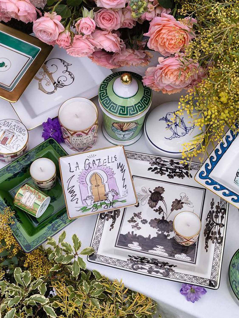 Richard Ginori La Gazelle D' Or Change Tray