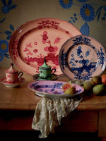 Ginori 1735 Tea Cups And Saucers Oriente Italiano Vermiglio