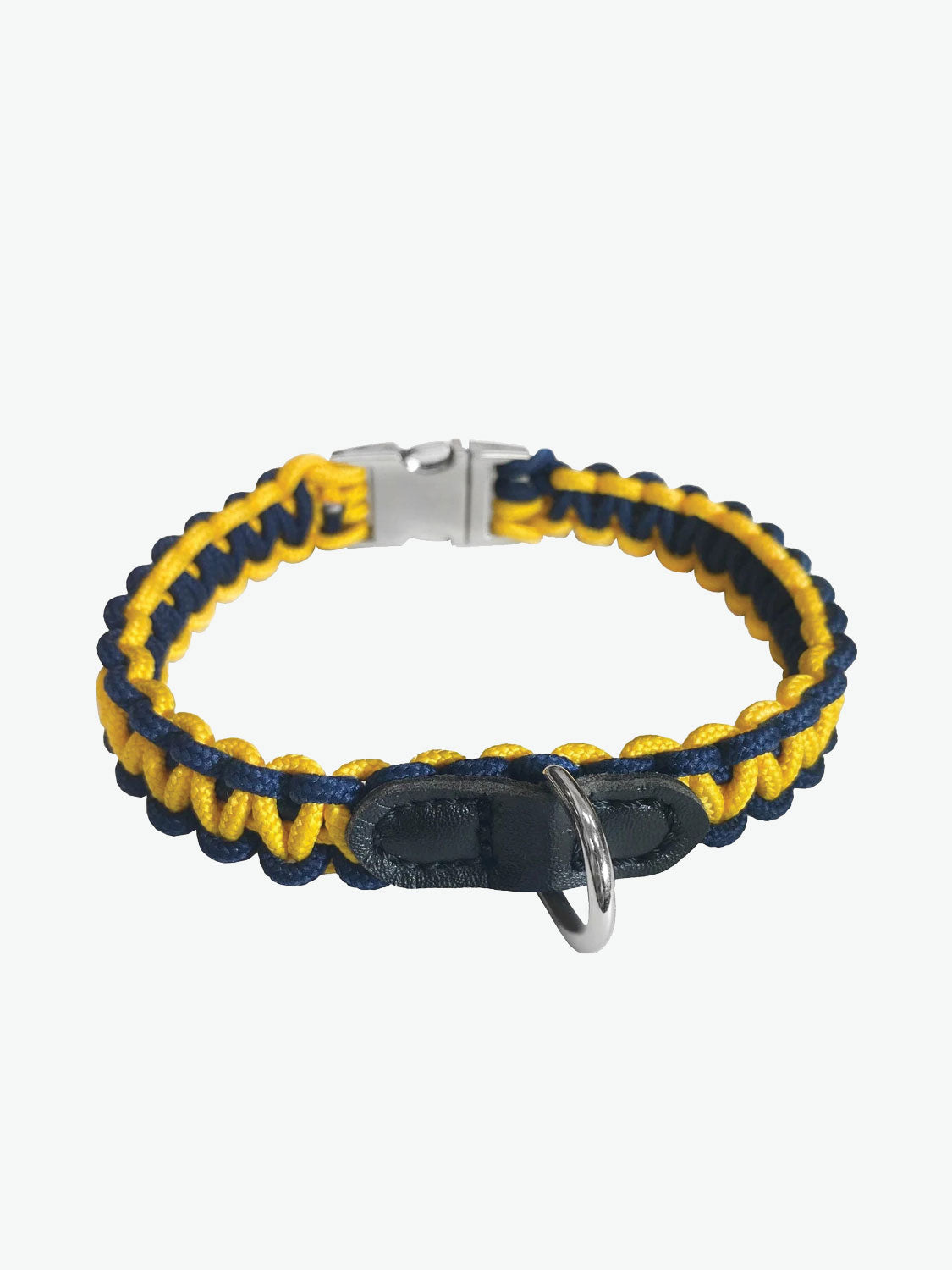 Colaron Rope Kanine Rope Collar Navy and Yellow