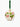 Les Ottomans Hand-Painted Christmas Ball Mistletoe Large