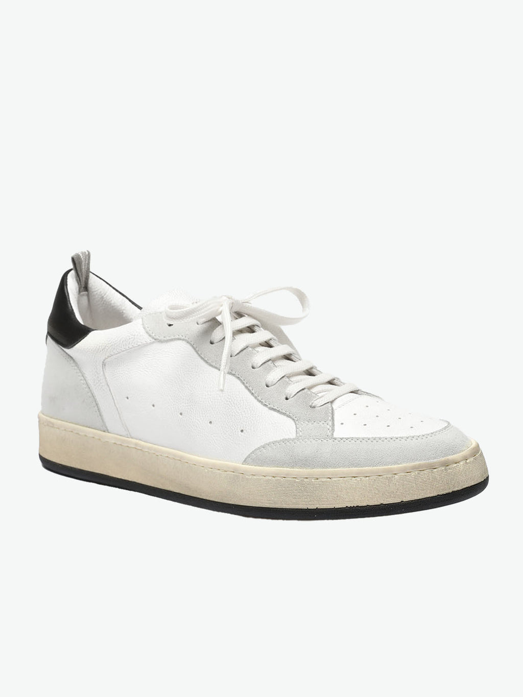 Officine Creative Magic 001 White Leather Low Top Sneakers