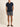 Orlebar Brown Terry Towelling Tailored Fit Cotton Polo Shirt Navy