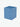 Smythson Pen Pot with Divider in Panama Nile Blue