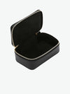 Smythson Rectangular Trinket Case in Panama Black