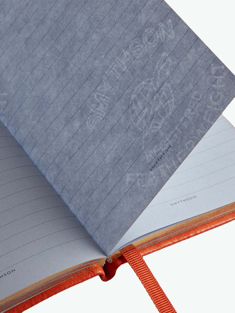 Travels And Experiences Notebook Orange