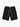 Loopback Cotton Jersey Relaxed Shorts Black
