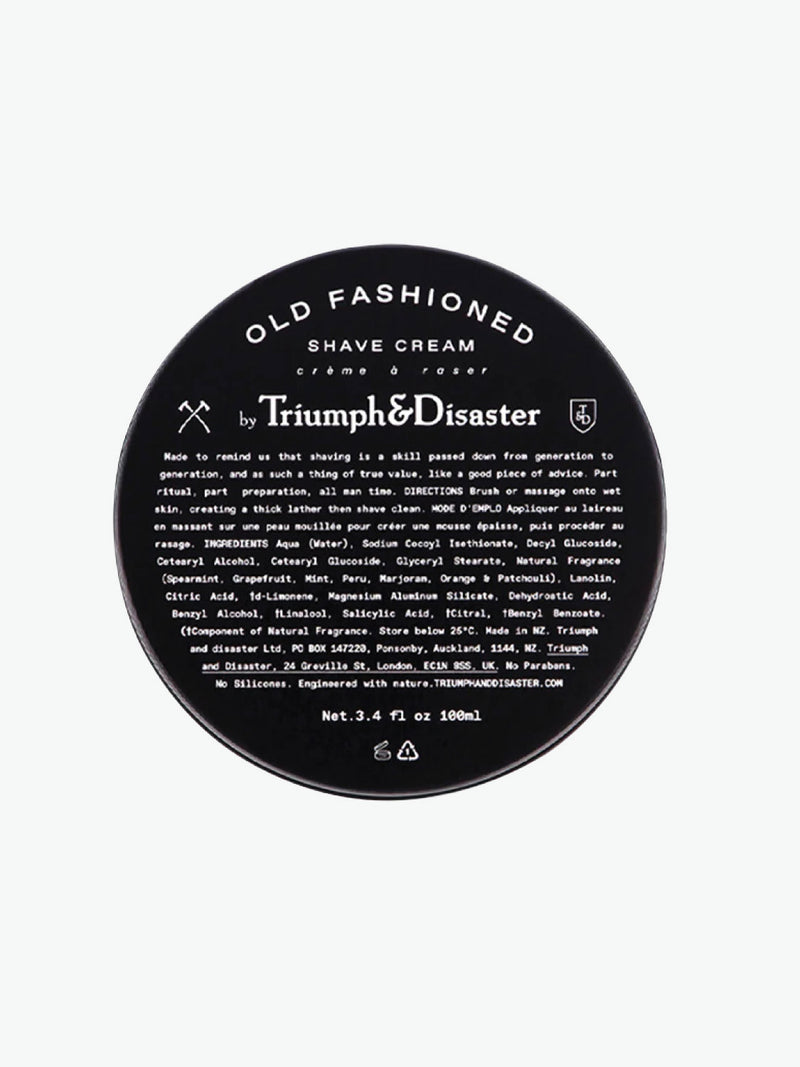 Triumph and Disaster Old Fashioned Shave Cream Jar