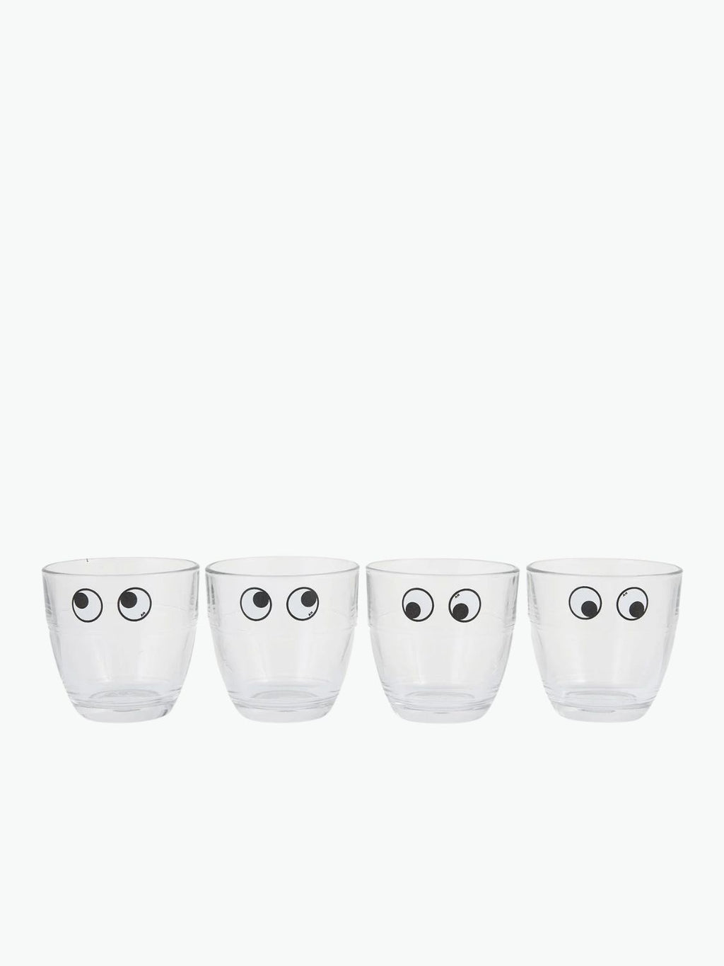 Anya Hindmarch Eyes Set of Four Duralex Glass Tumblers
