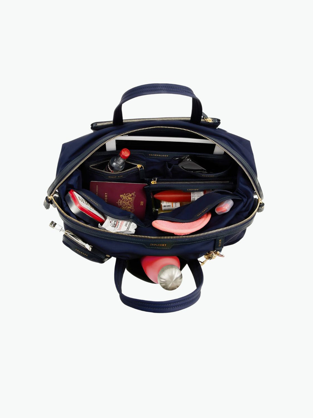 Anya Hindmarch In-Flight Bag Marine