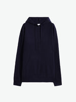 Aspesi Hooded Wool Sweatshirt in Blue