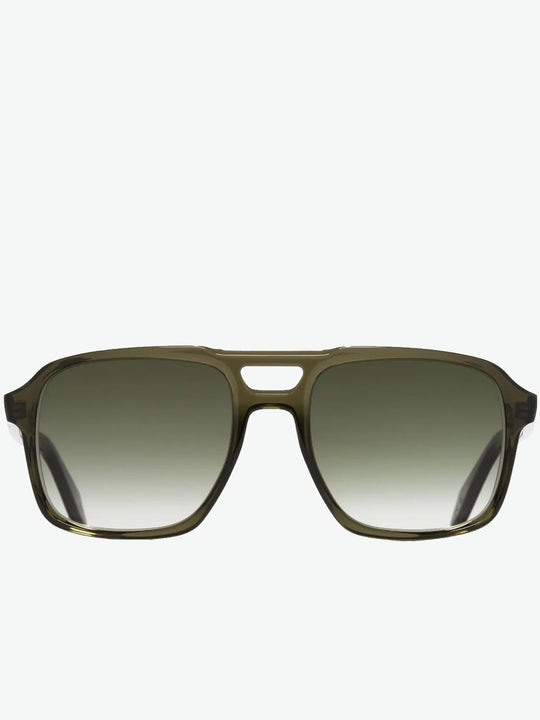 Cutler and Gross 1394 Aviator Sunglasses Olive