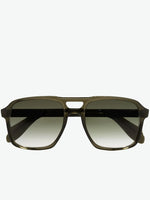 Cutler and Gross 1394 Aviator Sunglasses Olive