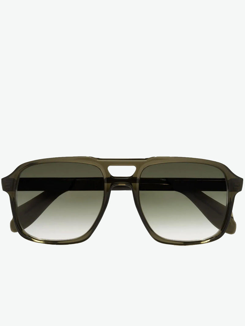 Cutler and Gross 1394 Aviator Sunglasses Olive