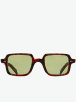 Cutler and Gross GR02 Rectangle Sunglasses Havana Burgundy