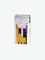 Elie Bleu J15 Casa Cubana Capitol White Pocket Lighter Lacquer