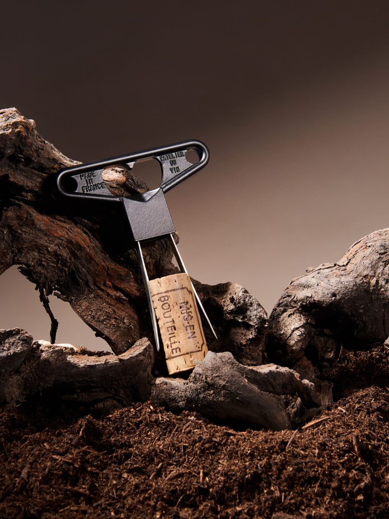 L' Atelier Du Vin Bilame Black Metal Corkscrew