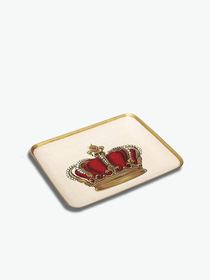 Les Ottomans Ice Cream Hand-Painted Iron Tray