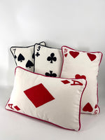 Les Ottomans Ace Hand-Embroidered Cushion