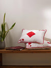 Les Ottomans Ace Hand-Embroidered Cushion