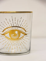 Les Ottomans Golden Eye Glass Set Of Four