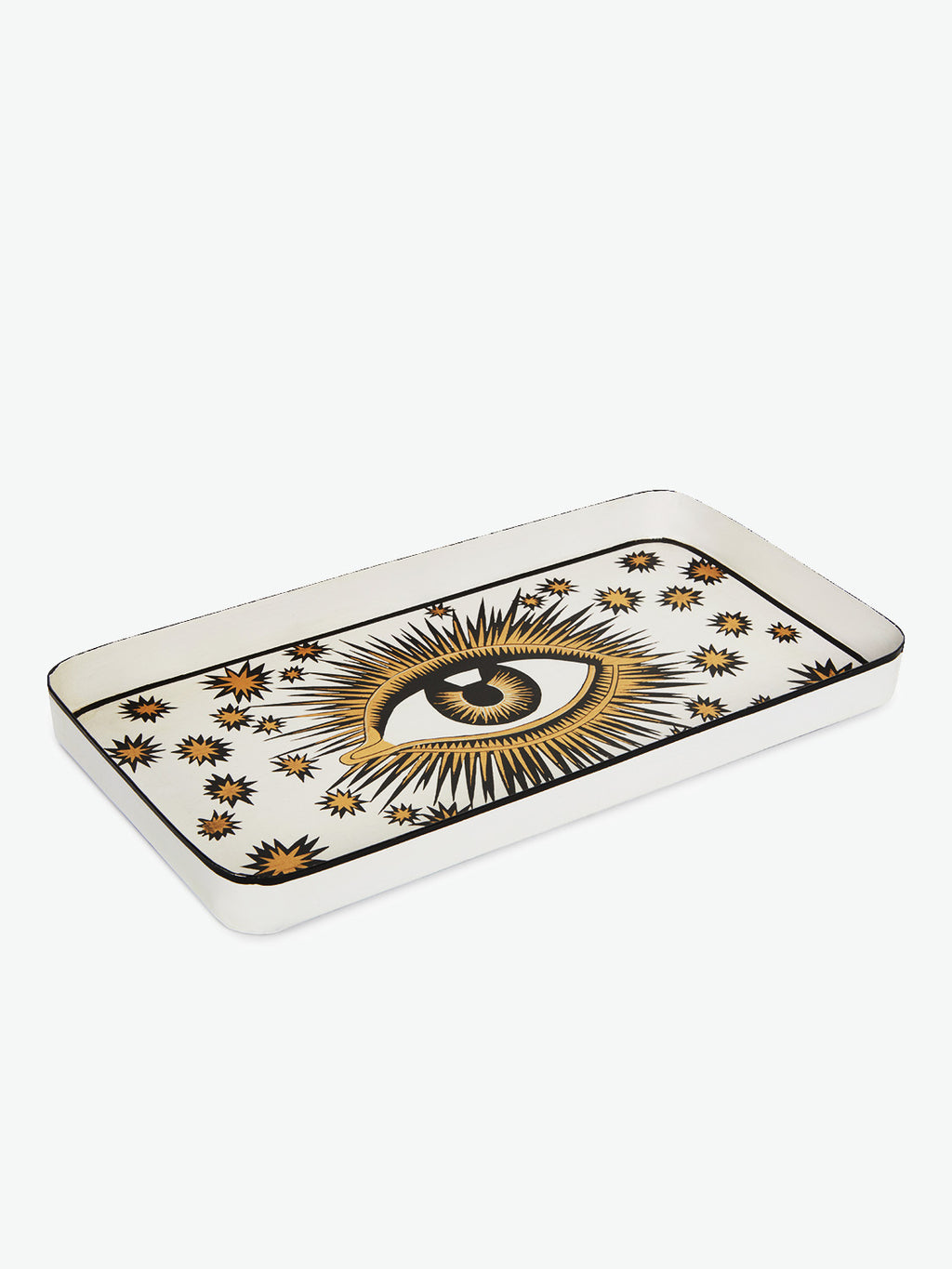 Les Ottomans Eye Hand-Painted Iron Tray