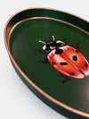 Les Ottomans Flora Hand-Painted Iron Tray