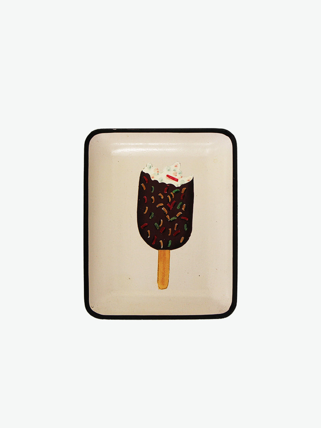 Les Ottomans Ice Cream Hand-Painted Iron Tray