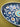 Les Ottomans Multi-Blue Hand-Painted Iron Tray